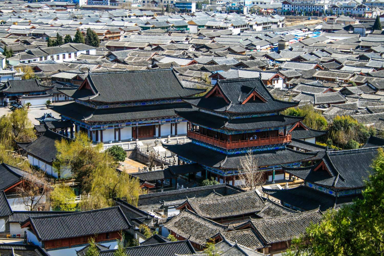 丽江古城全景2